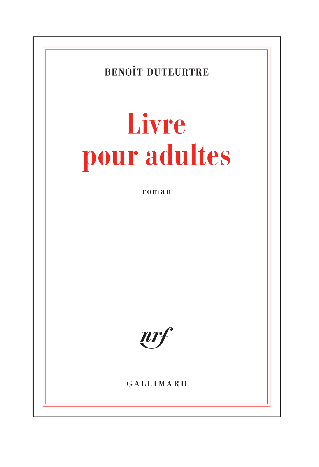 Livre pour adultes
