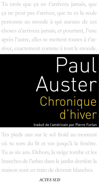 Chronique D'Hiver