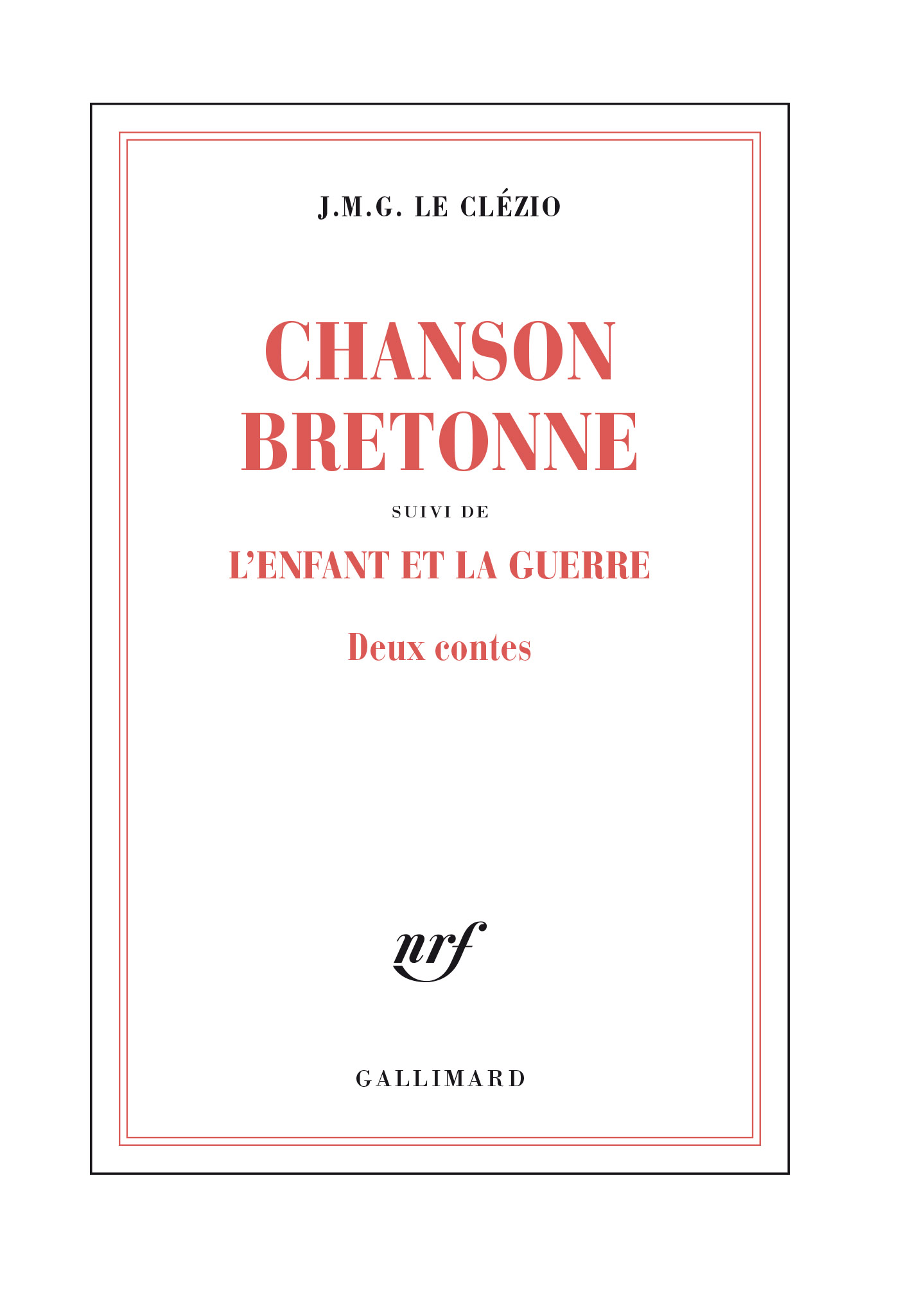 Chanson bretonne / L'enfant et la guerre